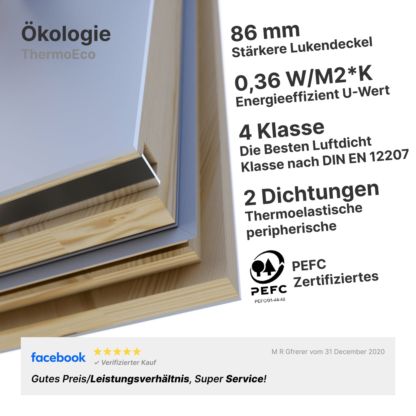 Gedämmte HEYKE AntiGravity Basic Bodentreppe