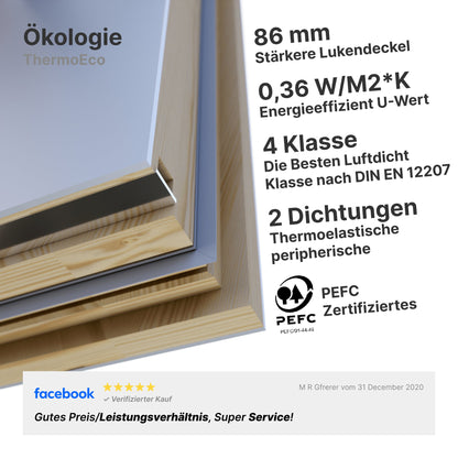 Gedämmte HEYKE AntiGravity Basic Bodentreppe