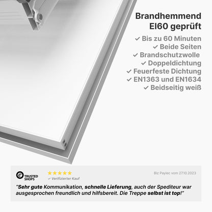 Metall + Brandhemmend HEYKE AntiGravity Metal Basic Bodentreppe