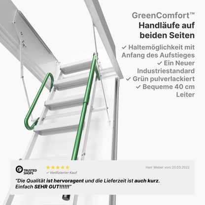 Metall + Brandhemmend HEYKE AntiGravity Metal Basic Bodentreppe