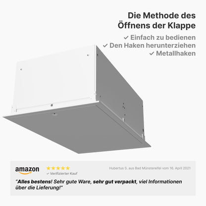 Professionelle Metall + Brandhemmend + Passivhaus HEYKE AntiGravity Metal Pro Bodentreppe