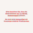 Schneeweiße Abdeckleisten für Holz Bodentreppe