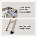 Pro-Passive, luftdichte Kl. 4 mit 2 Handläufen Bodentreppen - HEYKE AntiGravity Pro