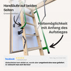 Pro-Passive, luftdichte Kl. 4 mit 2 Handläufen Bodentreppen - HEYKE AntiGravity Pro