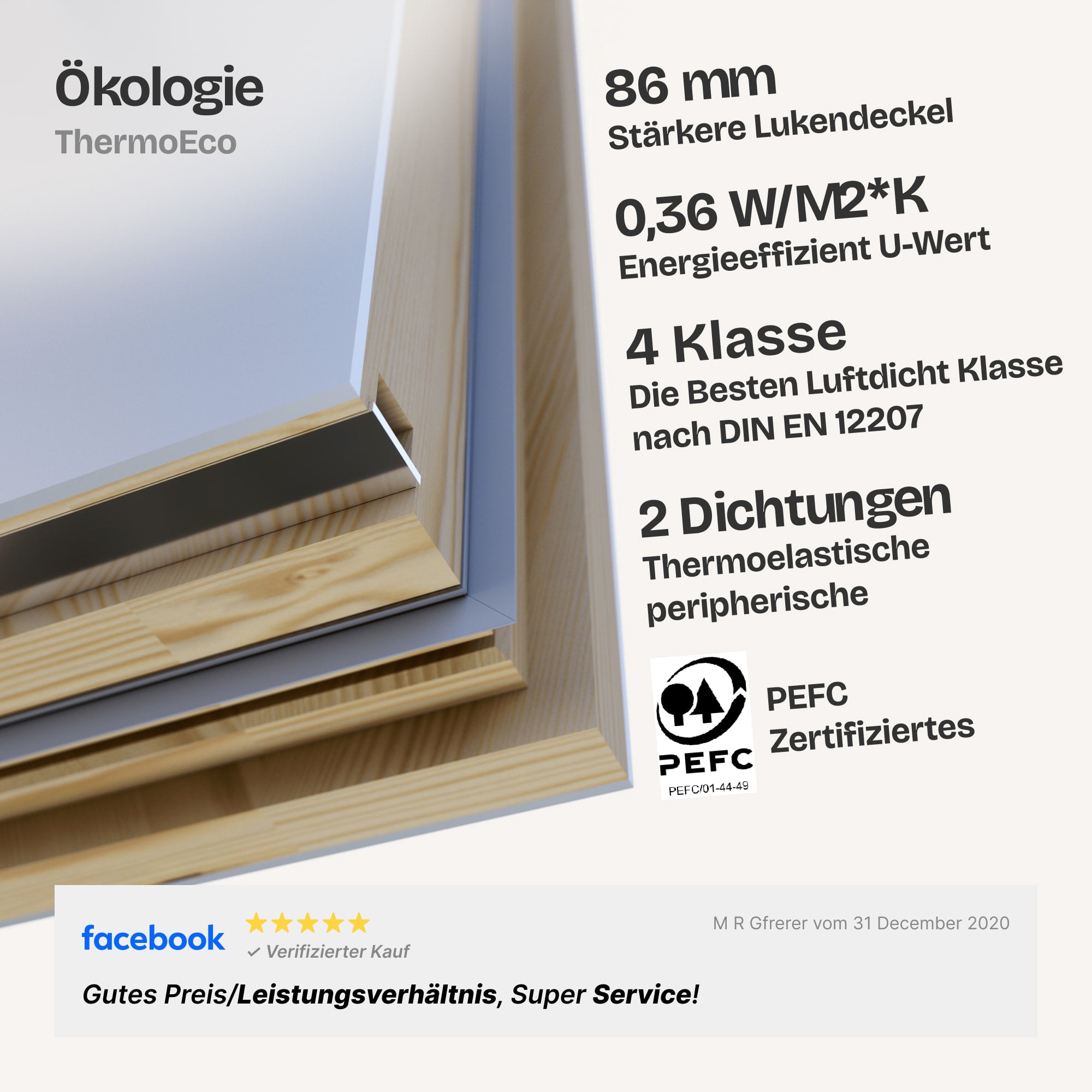 Gedämmte, luftdichte Kl. 4 mit 2 Handläufen Bodentreppen - HEYKE AntiGravity Basic