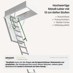 Metall + Brandhemmend HEYKE AntiGravity Metal Basic Bodentreppe