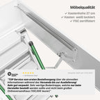 Metall + Brandhemmend HEYKE AntiGravity Metal Basic Bodentreppe