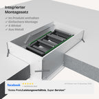 Professionelle Metall + Brandhemmend + Passivhaus HEYKE AntiGravity Metal Pro Bodentreppe