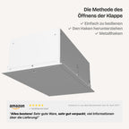 Professionelle Metall + Brandhemmend + Passivhaus HEYKE AntiGravity Metal Pro Bodentreppe
