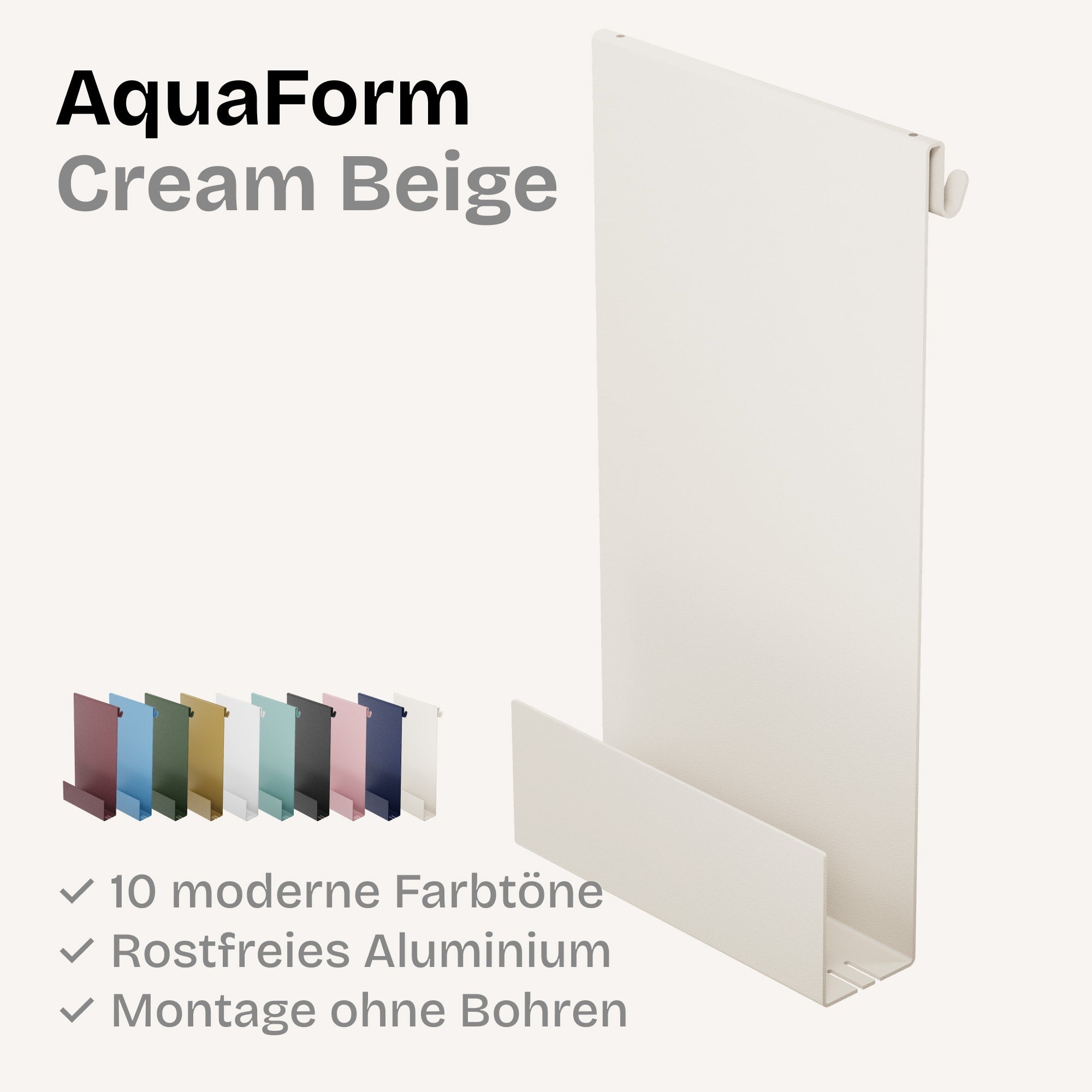 Minimalistische HEYKE AquaForm Premium Duschablage