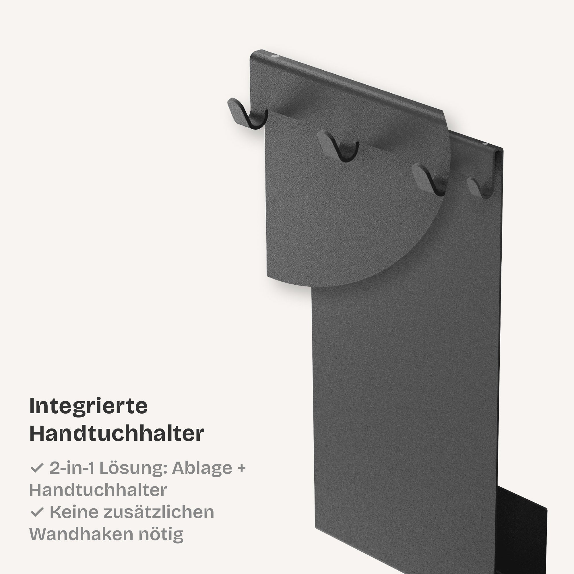 Minimalistische HEYKE AquaForm Premium Duschablage