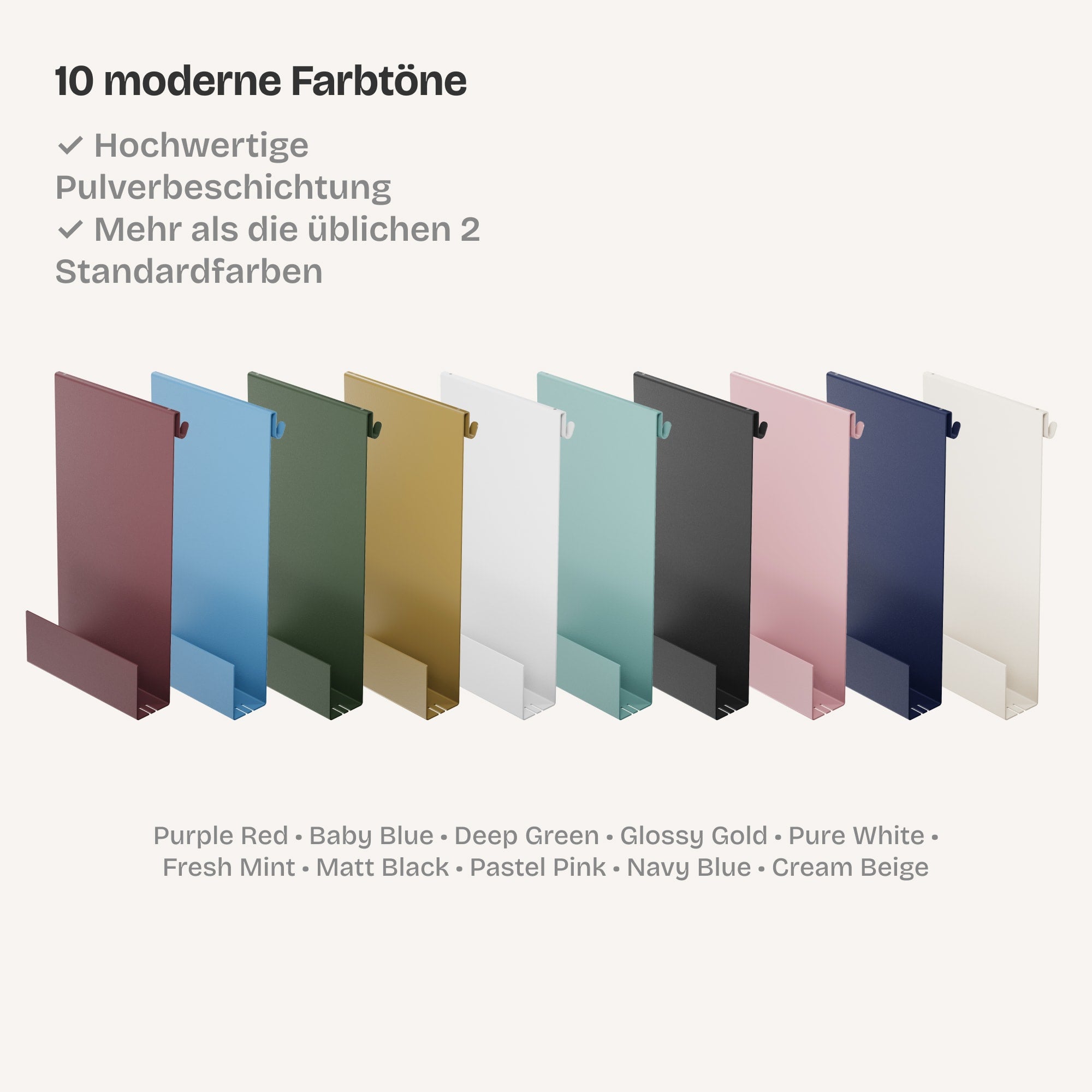 Minimalistische HEYKE AquaForm Premium Duschablage
