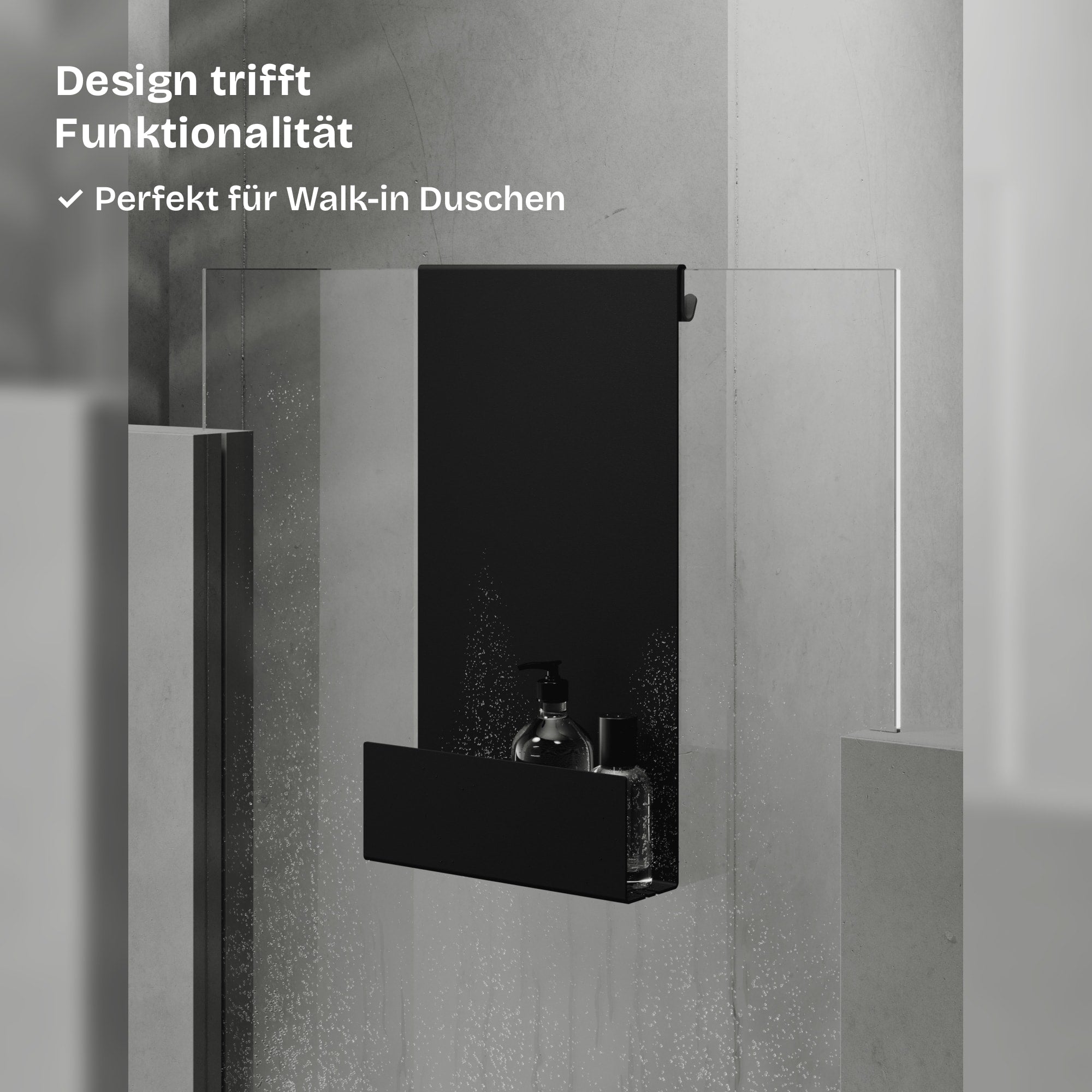 Minimalistische HEYKE AquaForm Premium Duschablage