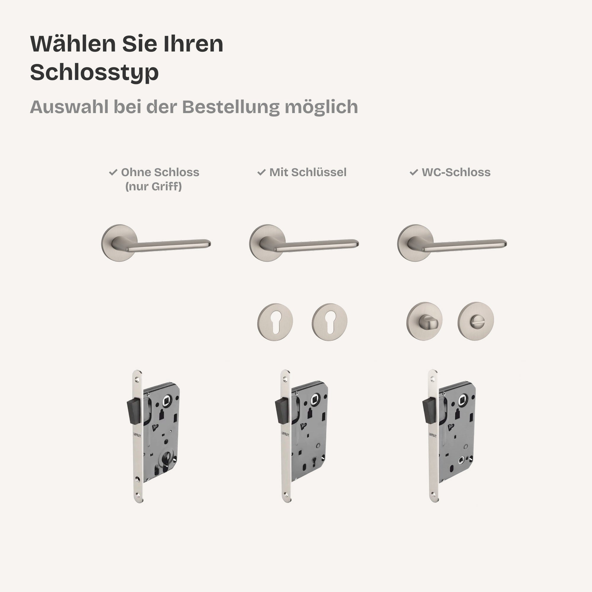 Versteckte Zimmertür • Vollplatte mit Schalldämmung • schwarze Alu-Zarge • 3 Bänder
