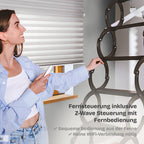 Elektrische & Passiv Bodentreppe + Fernbedienung + Passivhaus-Dämmung + Z-Wave