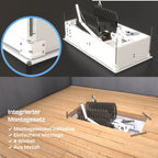 Elektrische & Passiv Bodentreppe + Fernbedienung + Passivhaus-Dämmung + Z-Wave